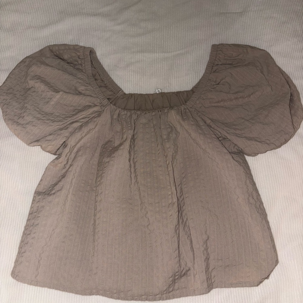 Aerie Elegant Tan Women's Top
